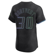 Ben Rortvedt Men's Tampa Bay Rays 2024 City Connect Jersey - Charcoal Elite