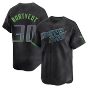 Ben Rortvedt Men's Tampa Bay Rays 2024 City Connect Jersey - Charcoal Limited