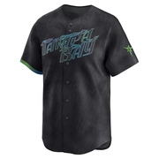 Ben Rortvedt Men's Tampa Bay Rays 2024 City Connect Jersey - Charcoal Limited