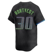 Ben Rortvedt Men's Tampa Bay Rays 2024 City Connect Jersey - Charcoal Limited