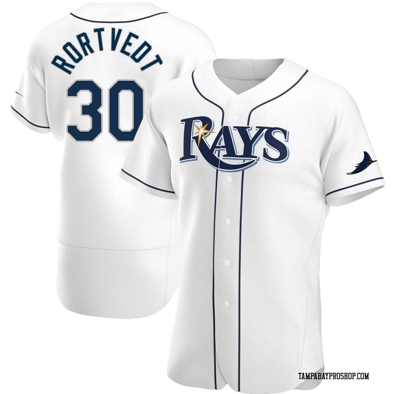 Ben Rortvedt Men's Tampa Bay Rays Home Jersey - White Authentic