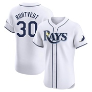 Ben Rortvedt Men's Tampa Bay Rays Home Jersey - White Elite