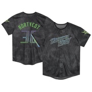 Ben Rortvedt Toddler Tampa Bay Rays 2024 City Connect Jersey - Charcoal Limited