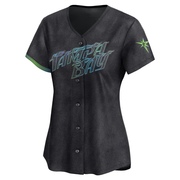 Ben Rortvedt Women's Tampa Bay Rays 2024 City Connect Jersey - Charcoal Limited