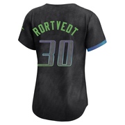 Ben Rortvedt Women's Tampa Bay Rays 2024 City Connect Jersey - Charcoal Limited