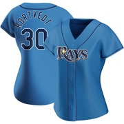 Ben Rortvedt Women's Tampa Bay Rays Alternate Jersey - Light Blue Authentic