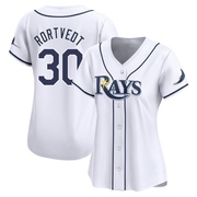 Ben Rortvedt Women's Tampa Bay Rays Home Jersey - White Limited