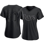 Ben Rortvedt Women's Tampa Bay Rays Pitch Fashion Jersey - Black Replica