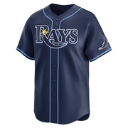 Ben Rortvedt Youth Tampa Bay Rays Away Jersey - Navy Limited