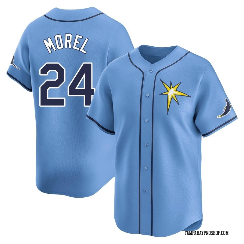 Christopher Morel Youth Tampa Bay Rays Alternate Jersey - Light Blue Limited