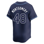 Mason Montgomery Men's Tampa Bay Rays Away Jersey - Navy Limited