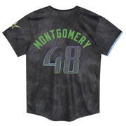 Mason Montgomery Toddler Tampa Bay Rays 2024 City Connect Jersey - Charcoal Limited