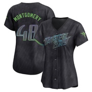 Mason Montgomery Women's Tampa Bay Rays 2024 City Connect Jersey - Charcoal Limited