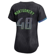 Mason Montgomery Women's Tampa Bay Rays 2024 City Connect Jersey - Charcoal Limited