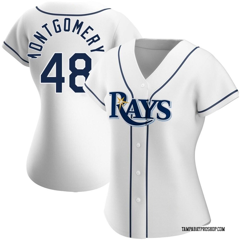 Mason Montgomery Women's Tampa Bay Rays Home Jersey - White Authentic