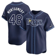 Mason Montgomery Youth Tampa Bay Rays Away Jersey - Navy Limited