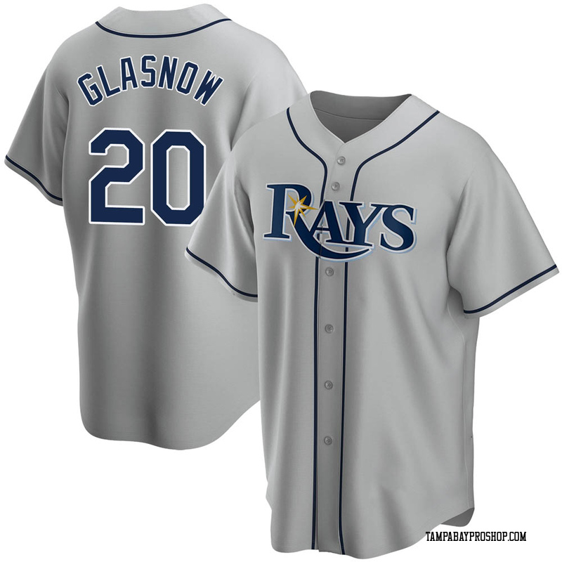 Men's Tampa Bay Rays Tyler Glasnow Light Blue Alternate Jersey - Replica