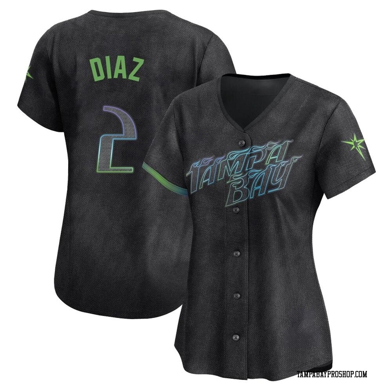 Yandy Diaz Women's Tampa Bay Rays 2024 City Connect Jersey - Charcoal Limited