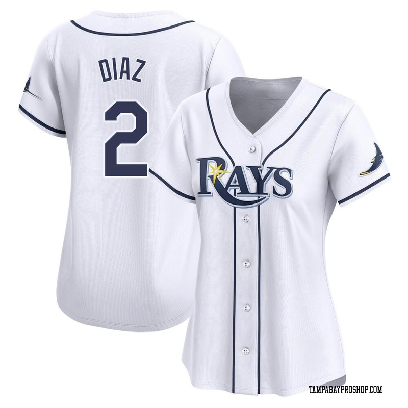 Yandy Diaz Women's Tampa Bay Rays Home Jersey - White Limited