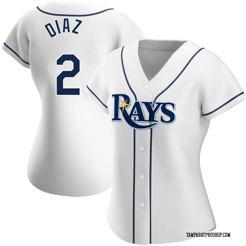 Tampa Bay Rays Yandy Diaz White Replica Jersey